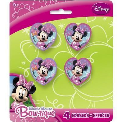 Minnie Mouse Erasers-Minnie Mouse Birthday Supplies-Party Things Canada
