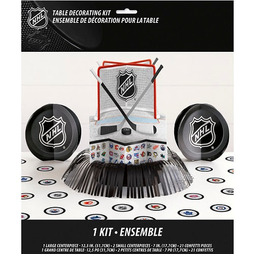 NHL Hockey Party Table Decorating Kit - Party Things Canada