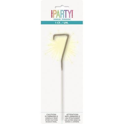 Numeral '7' Party Sparklers-Birthday Sparklers-Party Things Canada