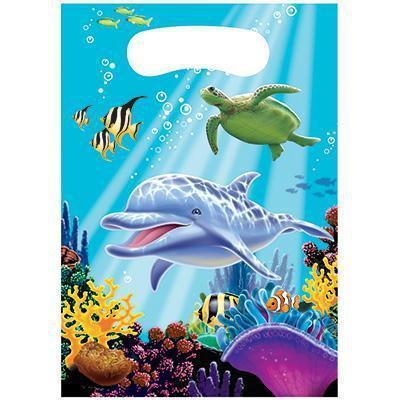 Ocean Party Loot Bags-Under the Sea Themed Birthday Supplies-Party Things Canada