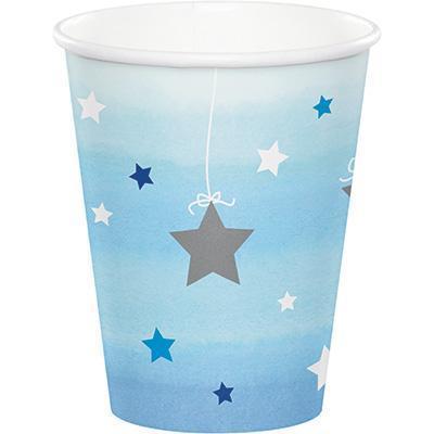 One Little Star Boy Cups-Twinkle Little Star Boy 1st Birthday Baby Shower-Party Things Canada