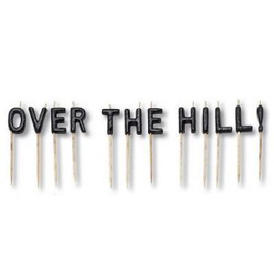 Over the Hill Pick Birthday Candles Humorous