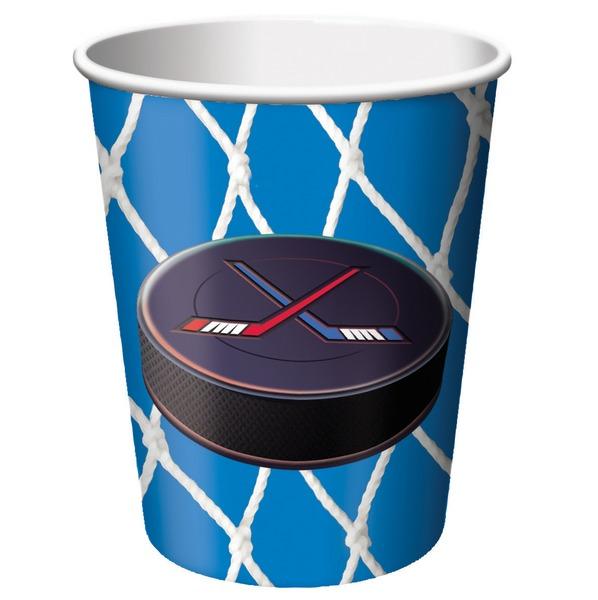 Party Cups - Hockey-Hockey Themed Birthday Supplies-Party Things Canada