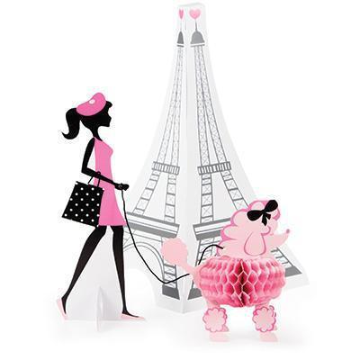 Party in Paris Centerpiece-Paris France Birthday Supplies-Party Things Canada