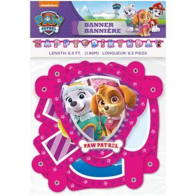 Paw Patrol Girl Jointed Banner-Skye Paw Patrol Girl Birthday Supplies-Party Things Canada