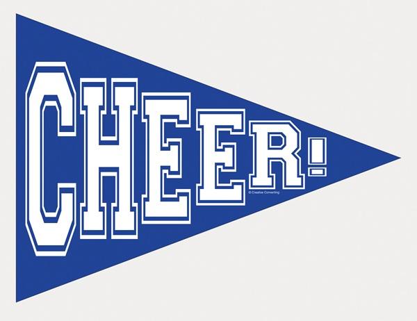 Pennant True Blue-Sports Team Cheering Supplies-Party Things Canada