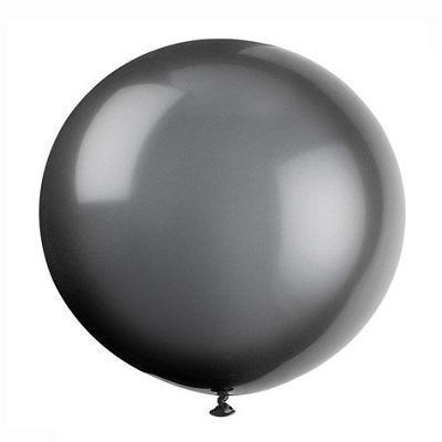 Phantom Black Giant Balloons-Gigantic Solid Color Latex Balloons-Party Things Canada