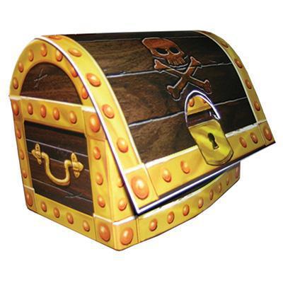 Pirates Buried Treasure Chest 3D Centerpiece Table Decorations