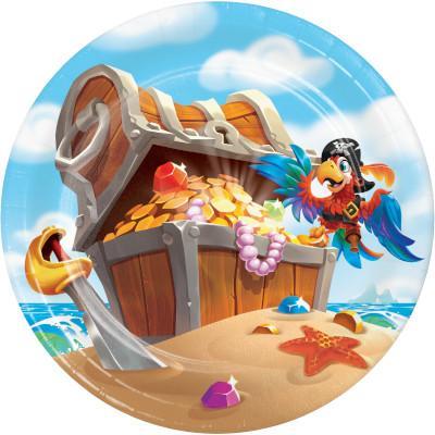 Pirate Treasure Luncheon Plates-Party Things Canada