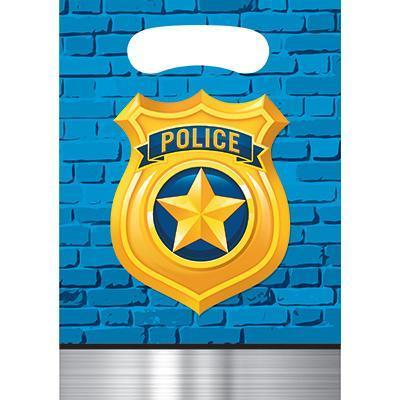 Police Party Loot Bags-Cops Themed Birthday Supplies-Party Things Canada