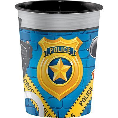 Police Party Plastic Favor Cup-Cops Themed Birthday Supplies-Party Things Canada
