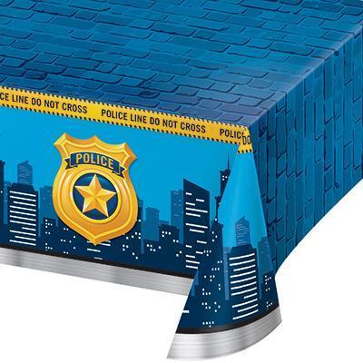 Police Party Plastic Tablecover-Cops Themed Birthday Supplies-Party Things Canada