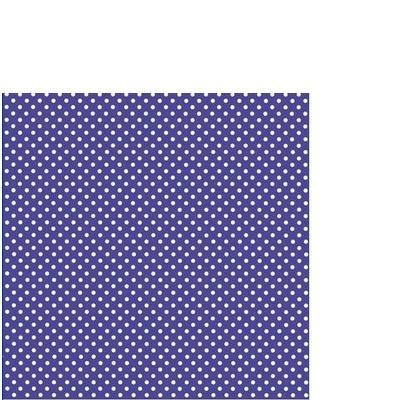 Purple Dots Print Beverage Napkins-Purple Solid Color Tableware-Party Things Canada