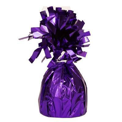 Purple Foil Balloon Weight-Helium Balloons Anchors Weights-Party Things Canada