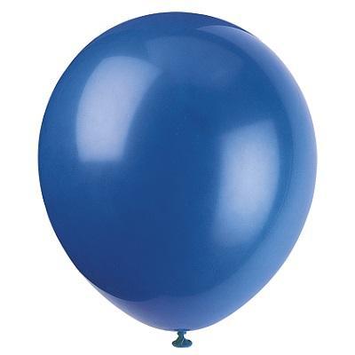 Royal Blue Latex Balloons-Solid Color Latex Balloons-Party Things Canada