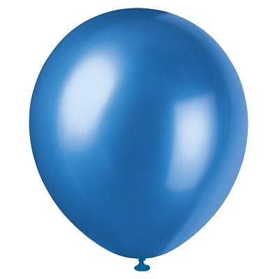 Sapphire Blue Pearlized Balloons-Pearlized Latex Balloons-Party Things Canada
