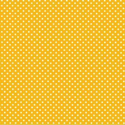 School Bus Yellow Dots Print Beverage Napkins-School Bus Mustard Yellow Solid Color Tableware-Party Things Canada