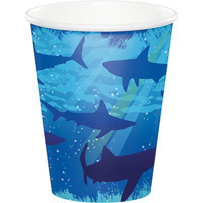 Shark Splash Cups-Scary Shark Themed Birthday Supplies-Party Things Canada