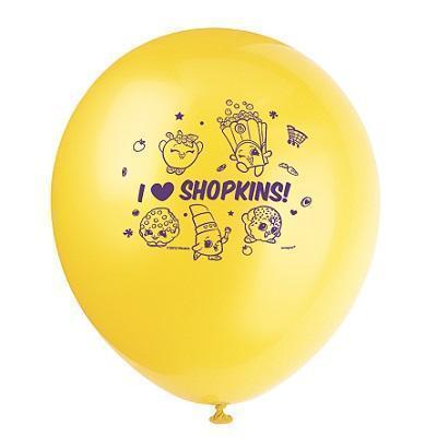 Shopkins Latex Balloons-Shopkins Themed Girl Birthday Party Supplies-Party Things Canada