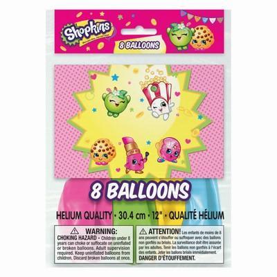 Shopkins Latex Balloons-Shopkins Themed Girl Birthday Party Supplies-Party Things Canada