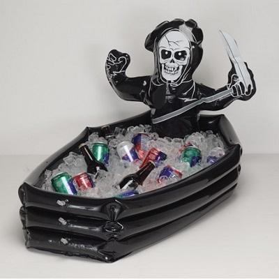 Skeleton Inflatable Cooler-Halloween Decorations and Accessories-Party Things Canada