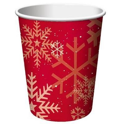 Snowman Carols Party Cups-Christmas Party Paper Tableware-Party Things Canada