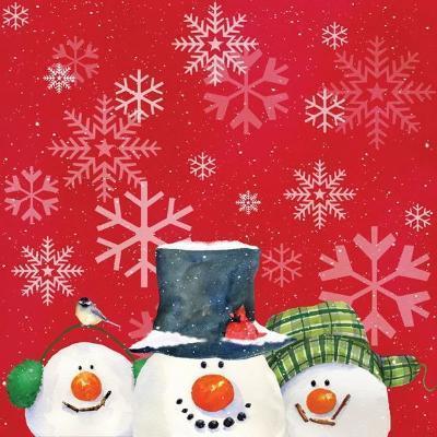 Snowman Carols Plastic Tablecover-Christmas Party Paper Tableware-Party Things Canada