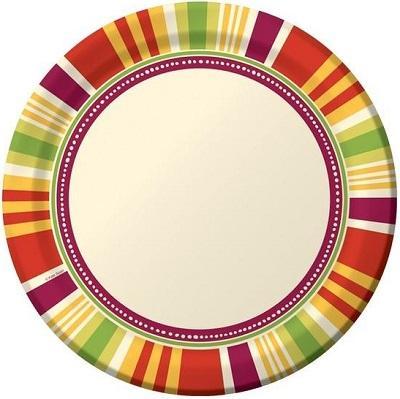 Southwest Chilies Banquet Plates-Mexican 5 de Mayo Tableware Supplies-Party Things Canada