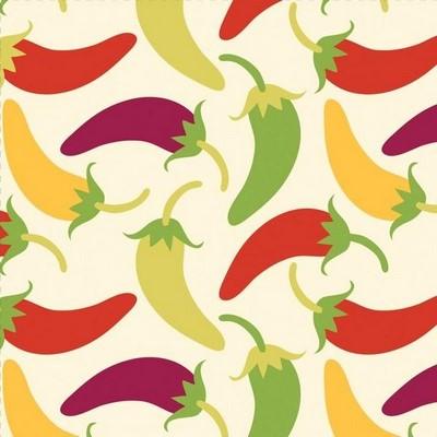 Southwest Chilies Peppers Beverage Napkins-Mexican 5 de Mayo Tableware Supplies-Party Things Canada