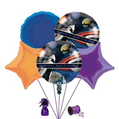 Space Blast Balloon Bouquet-Astronauts and Galaxy Themed Birthday Supplies-Party Things Canada