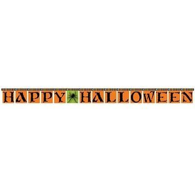 Spooky Spiders Jointed Banner-Halloween Spiders Paper Tableware-Party Things Canada