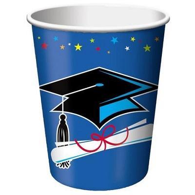 Star Grad Cups-Graduation Paper Tableware Decorations-Party Things Canada