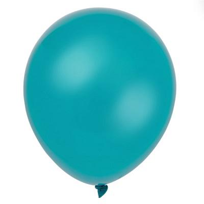 Teal Latex Balloons-Solid Color Latex Balloons-Party Things Canada