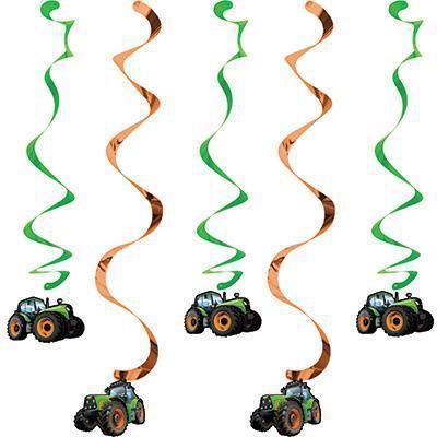 Tractor Time Dizzy Danglers-Tractors Farmers Themed Birthday Supplies-Party Things Canada