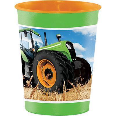 Tractor Time Plastic Favor Cup-Tractors Farmers Themed Birthday Supplies-Party Things Canada