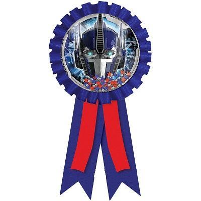 Transformers Award Ribbon-Transformers Birthday Tableware and Decorations-Party Things Canada