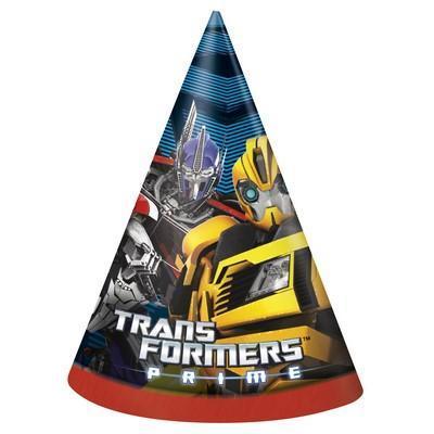 Transformers Party Hats-Transformers Birthday Tableware and Decorations-Party Things Canada