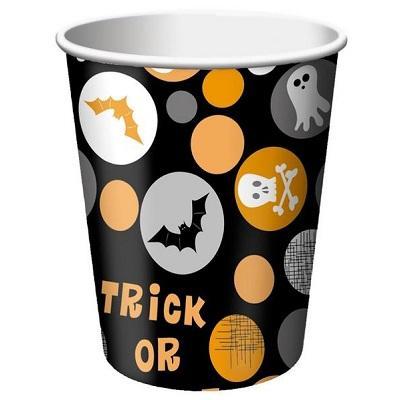 Tricks and Candy Cups-Halloween Paper Tableware-Party Things Canada