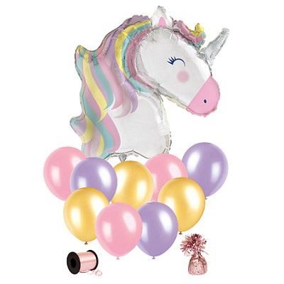 Unicorn Balloon Bouquet-Birthday Balloon Bouquets-Party Things Canada