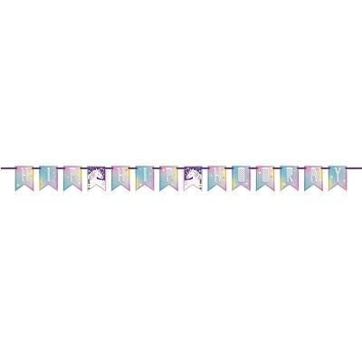 Unicorn Pennant Banner - Party Things Canada