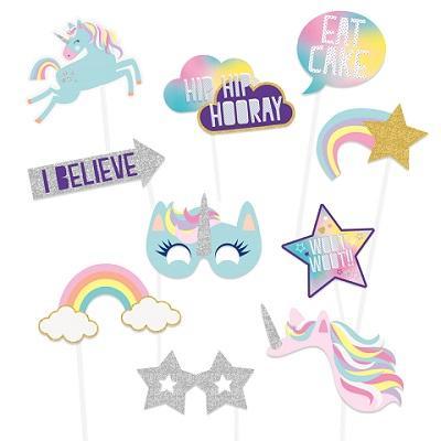 Unicorn Photo Props - Party Things Canada