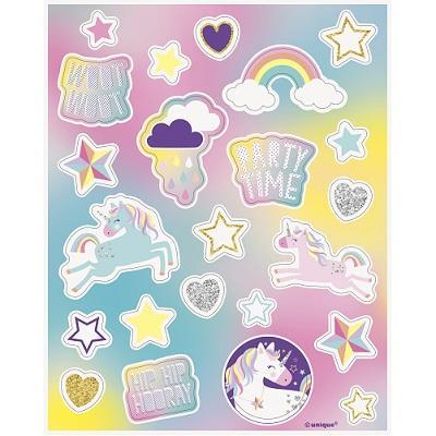 Unicorn Stickers - Party Things Canada
