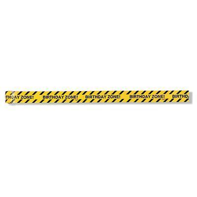 Construction Warning Tape-Construction Themed Birthday Party Supplies-Party Things Canada