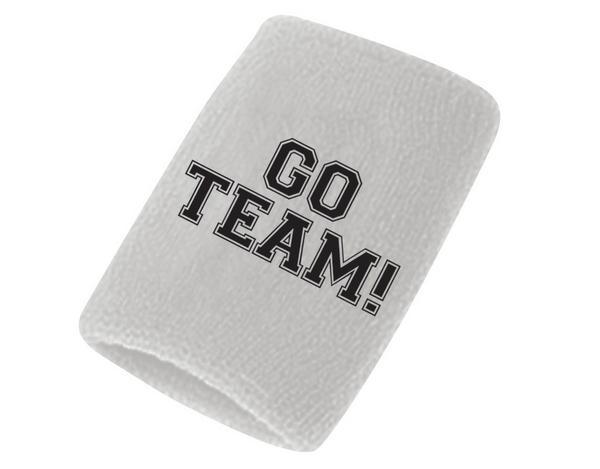 Wristband White-Sports Team Cheering Supplies-Party Things Canada