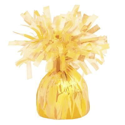 Yellow Foil Balloon Weight-Helium Balloons Anchors Weights-Party Things Canada
